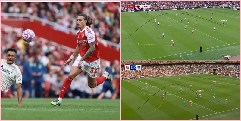 Calafiori: Cầu thủ duy nhất cung cấp được những pha chuyền vượt tuyến ‘chết chóc’