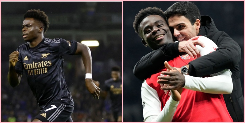 Arteta đau đầu với bài toán Bukayo Saka