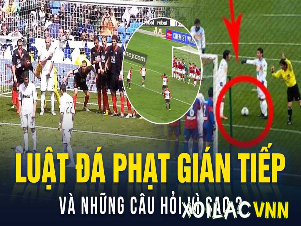 Luật phạt gián tiếp trong bóng đá: Quy định mới nhất
